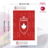 Canada national football Pattern  3pcs 100% Round Full Drill 5D DIY Diamond Painting Embroidery Cross Stitch Rhinestone Décor