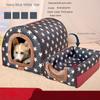 Pet Large Dog House Fully Detachable and Washable Pet Kennel Cylindrical Portable Dog Room Golden Hair Room Kennel