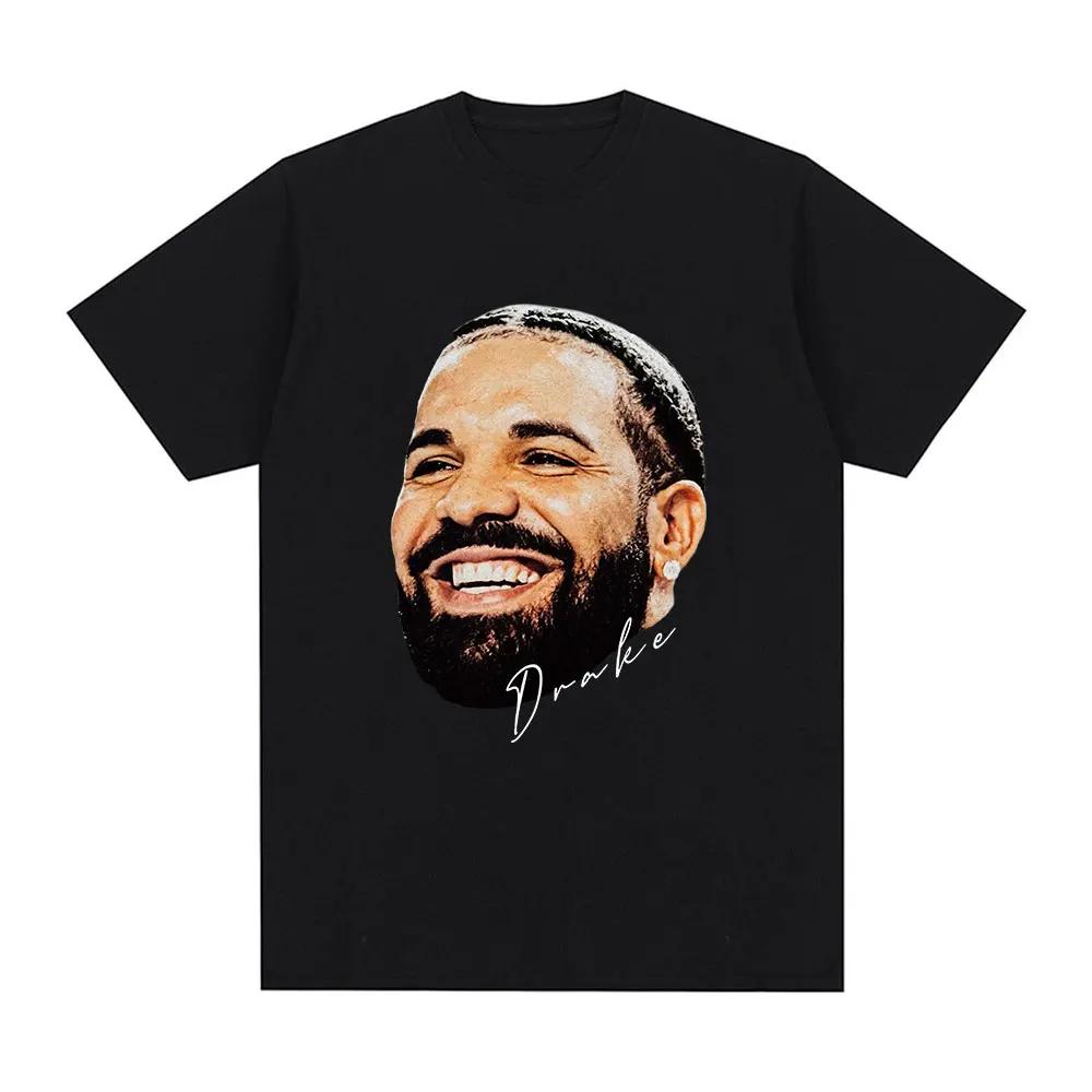 Hip Hop Rapper Drake Graphic T Shirt Vintage Gothic Oversized Short Sleeve T-shirt Casual Cotton T-shirts Streetwear Unisex