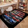 Chevrolet Corvette Print Rug, Washable Floor Carpet, For Entryway Dorm Laundry Room Office Study, Home Decor Birthday Christmas Gift