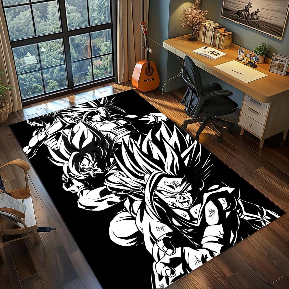 Dragon Ball!Rug Carpet Large Area Rug Non Slip Washable Floor Mat Gamer Room Bedroom Home Decor