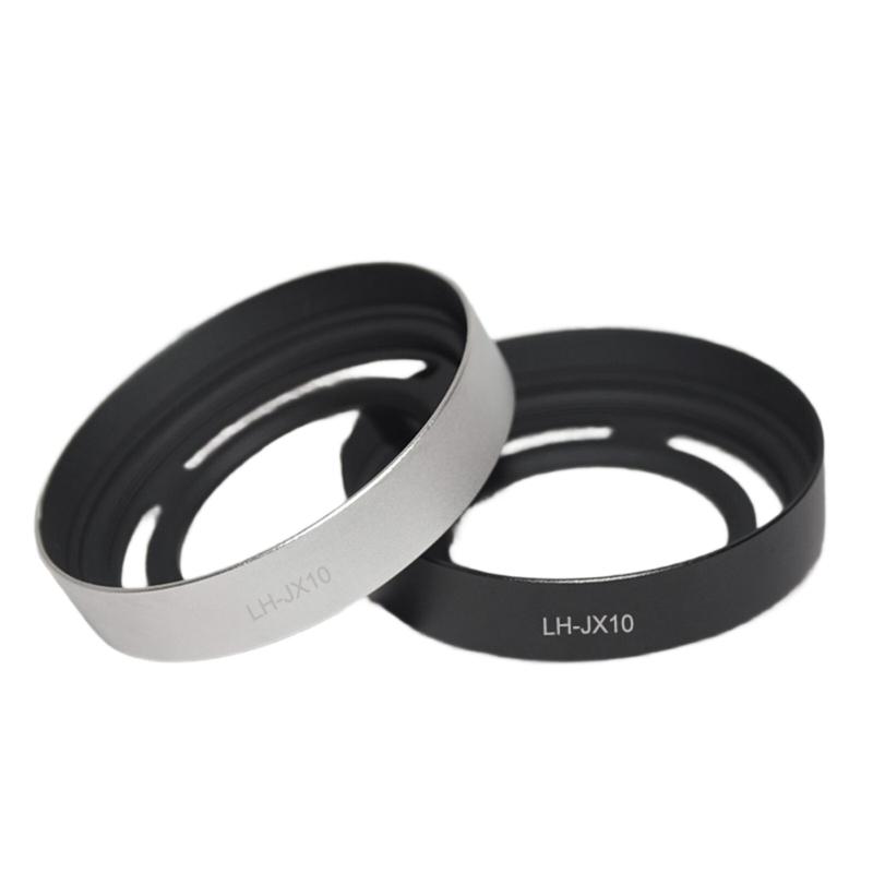 Metal Lens Hood Lens Shade with Filter Adapters Rings for X10 X20 X30 DSLR Cameras Photographers