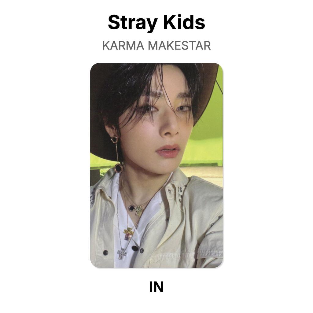Stray Kids KARMA MAKESTAR Official Photocard