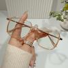 Photochromic Anti Radiation large frame Glasses Shades Transition Eyeglasses Korean Replaceable Lens women resistant Glare flat mirrors Eyewear