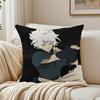 Hells Paradise  Jigokuraku Cushion Cover Linen Minimalist Soft  for Sofa Bed Home Room Decor