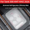 For Tank 500 Hi4T Hi4Z 2026 Silicone Refrigerator Cup Holder Pad Anti‑Dust Anti‑Slip Protector Interior Car Accessories