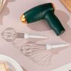 Wireless Electric Egg Beater with Replacement Heads Electronic Batter Stirrer  Baking