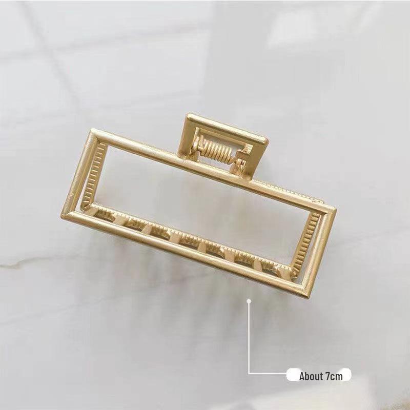 High-End Large Metal Claw Hair Clip for Women - Elegant Updo Accessory