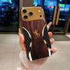 Quilted Gold Horse Electroplated Golden Phone Case For iPhone 18 17Air 17 16 15 14 13 12 11 Pro Max Plus 16E XR 7 8  Glass Cover