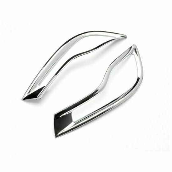 For Honda CRV CR-V 2017 2018 Chrome Trim Rear Bumper Reflector Cover Trim