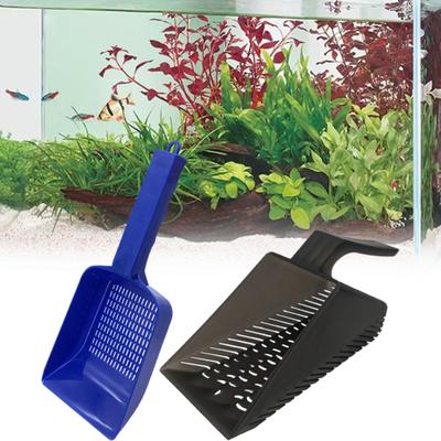 Pala da Sabbia Cava Risparmio di Lavoro Anti-perdita Antiscivolo Multifunzionale Pulizia Sabbia Ergonomica Accessorio per Acquario
