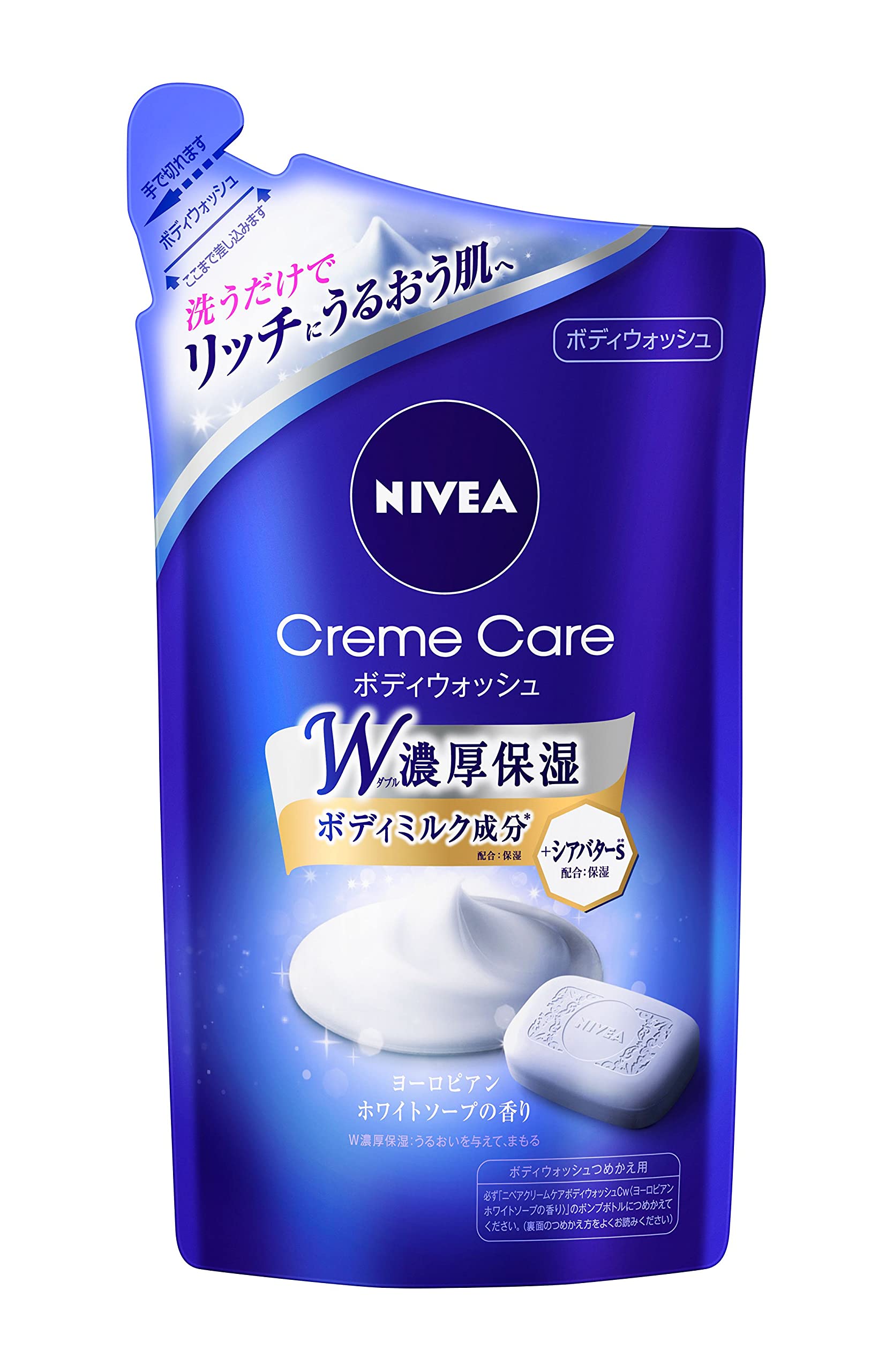 

Nivea Cream Care Body Wash European Soap Refill 360ml