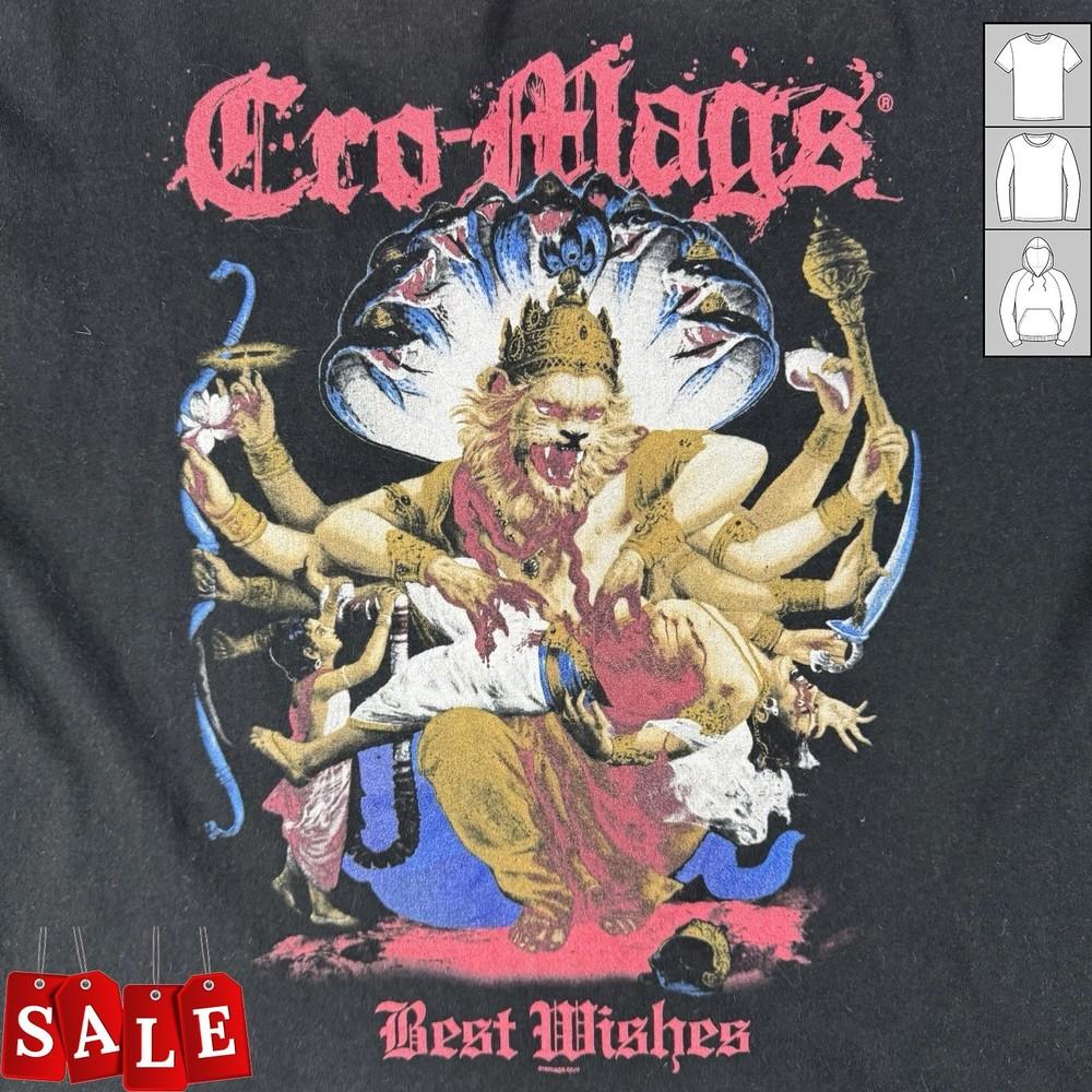 

New Rare Cro Mags Band Best Wishes Hardcore Punk Thrash Metal Cotton TH423 Unisex T-Shirt XXXXL