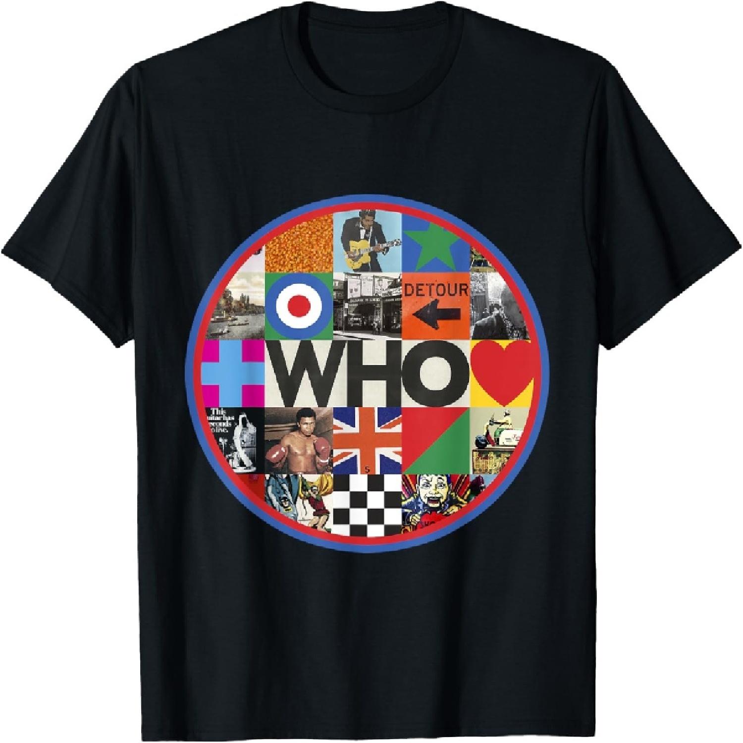 Official 2019 Who Album Cover Circle T-Shirt S
