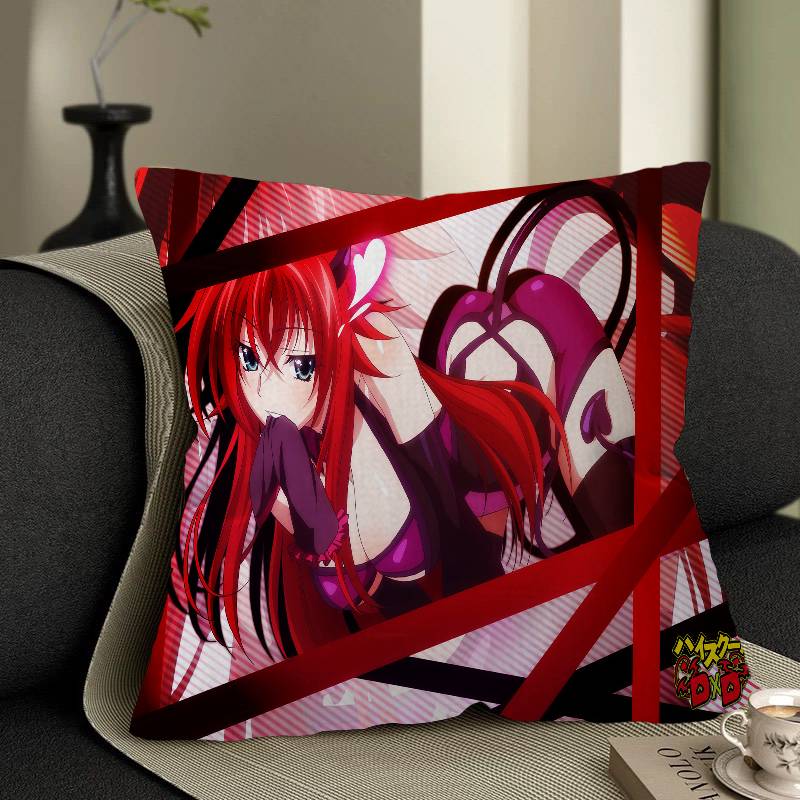 Cartoon High School DxD Cushion Cover Pillow Cover Decor Pillowcase Printed Cushion Case for Couch