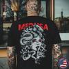 MEDUSA Print Men's T-shirtSkull Art Print Mens Shirt, Men's T-shirt