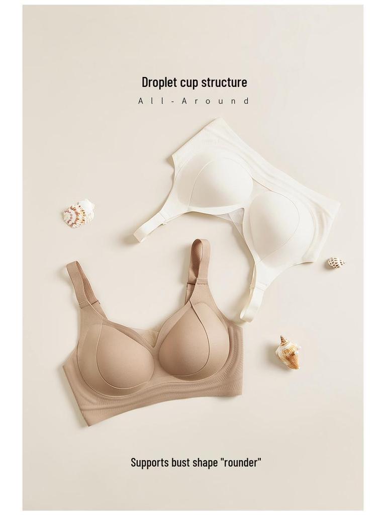 Seamless Latex Sports Bra: Supportive for All Sizes, Anti-Sagging, Perfect for Sleep & Everyday Wear