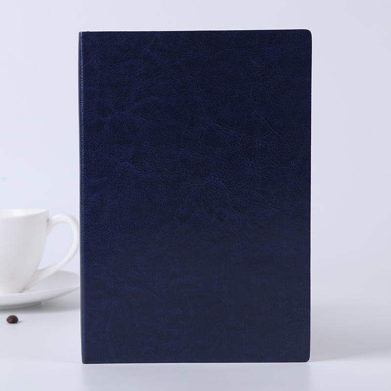 A5 Soft Leather Business Notebook Set - Customizable Diary and Meeting Record Book A5