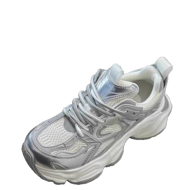 High Street Versatile Student Sneakers Fried Street Platform Dad Shoes Show Feet Small Mesh Street Shooting Casual Shoes