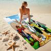 1Pc Classic Looney Tunes Compilation Beach Towel Quick Dry Multiuse For Beach Pool Gym Yoga Home Travel Christmas Halloween Xmas Gift S18