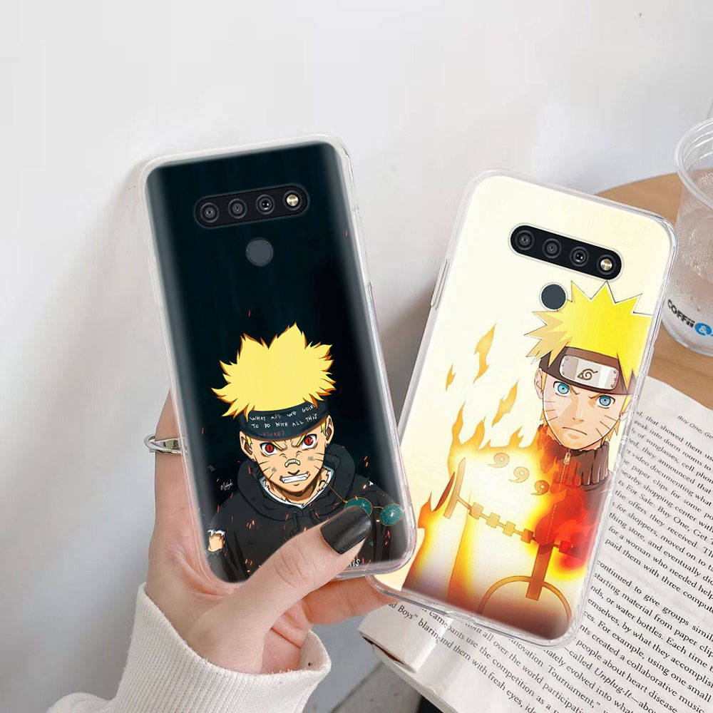 Transparent Case for Samsung A04 A14 A23 M33 M53 Realme 10 9 C35 C55 VIVO X80 Infinix Hot 30 Note 11 Tecno Spark 8P Pro W-72 Naruto