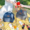 Practical Oxford Fabric Lunch Carriers Temperature Control Food Bags For Students And Family Gatherings