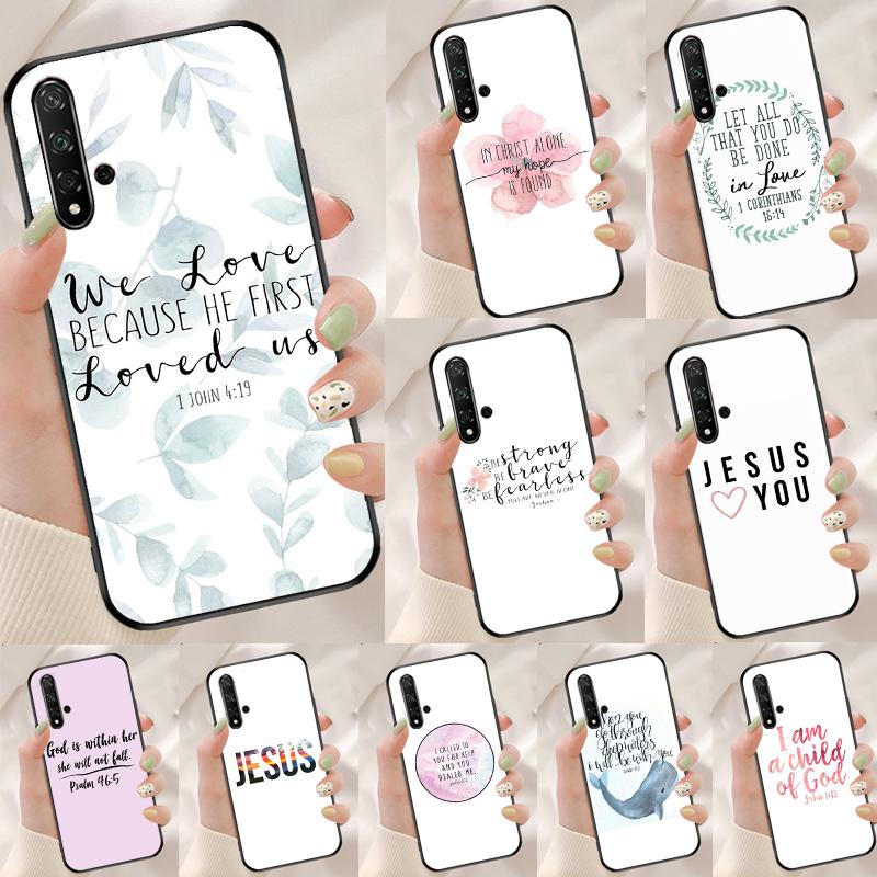 Bible Quotes Jesus God For Huawei Nova 10 9 SE 5T 12s 12i 11i Y91 Y90 Y60 Y70 Y72 Y61 P20 P40 P30 Lite P60 Pro Case