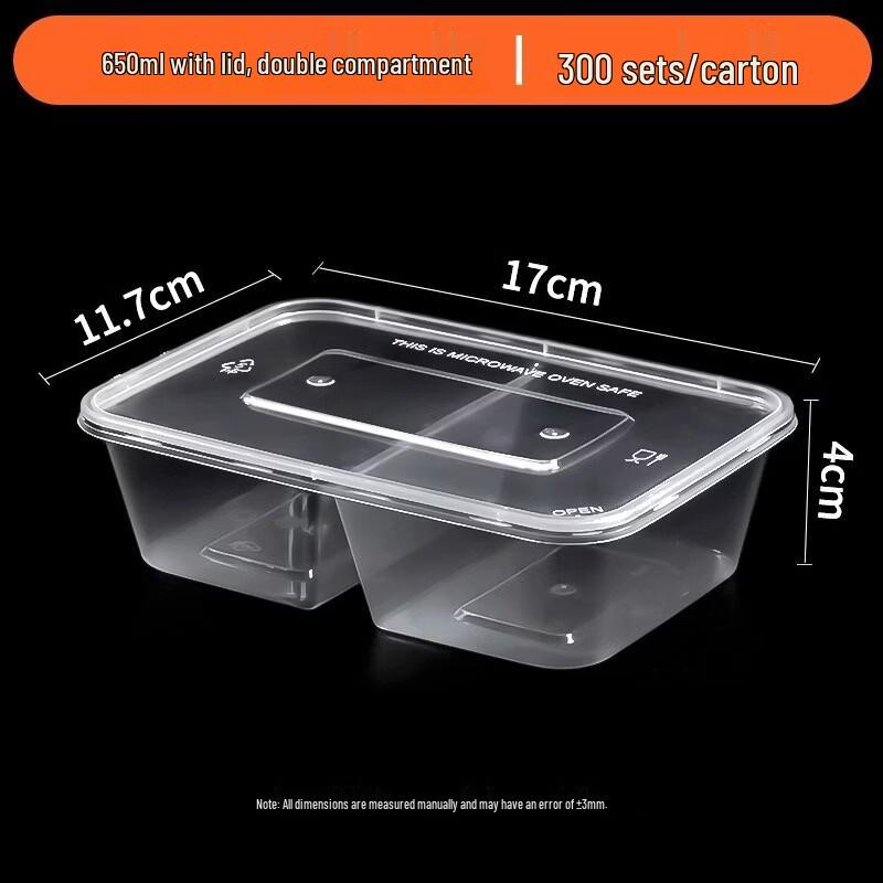 Disposable Multi-Compartment Meal Containers