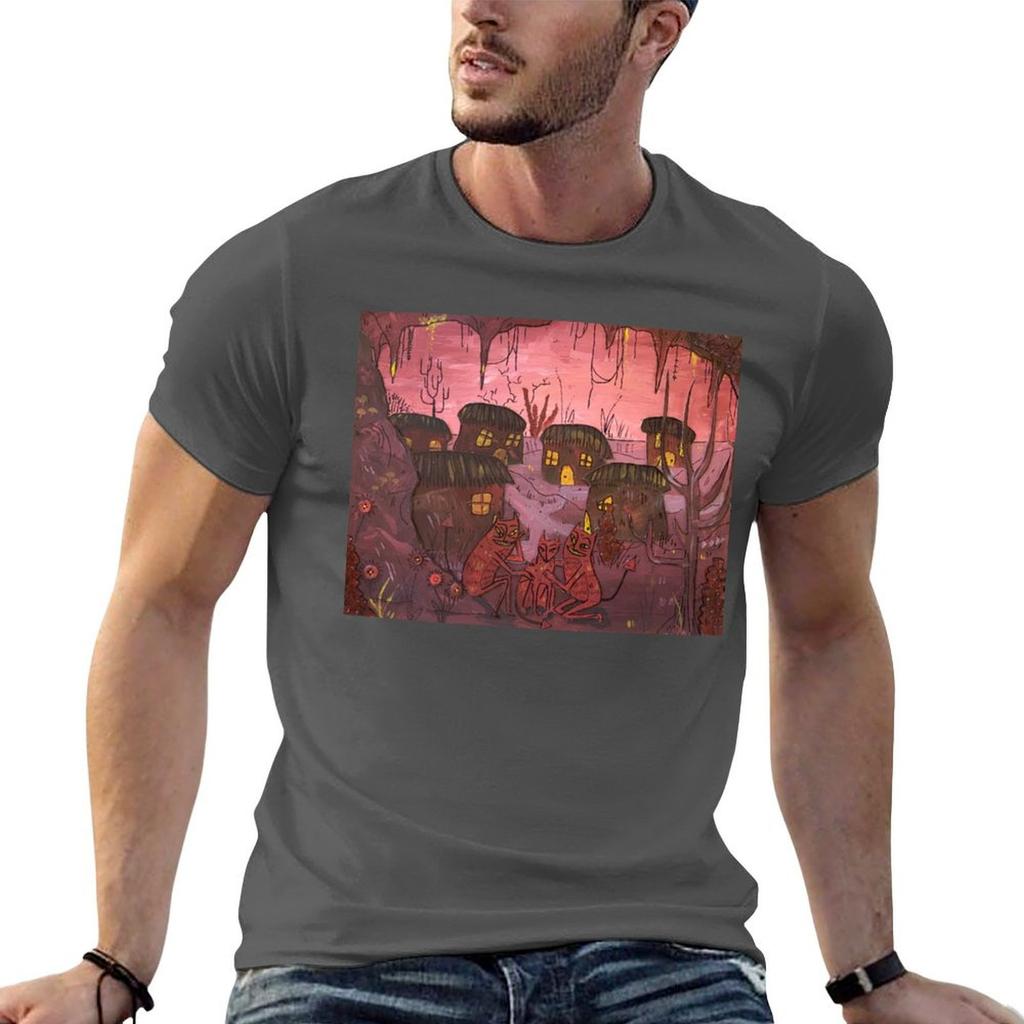 devil town TShirt Creative Graphic Tee Shirt
