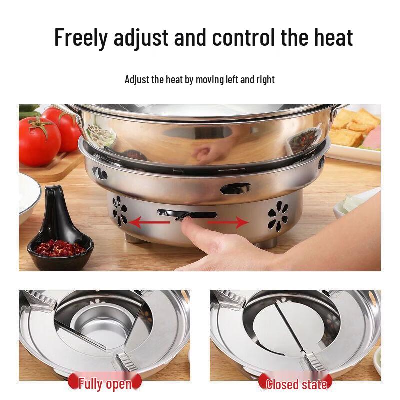 ZISIZ 304 Stainless Steel Alcohol Stove Set