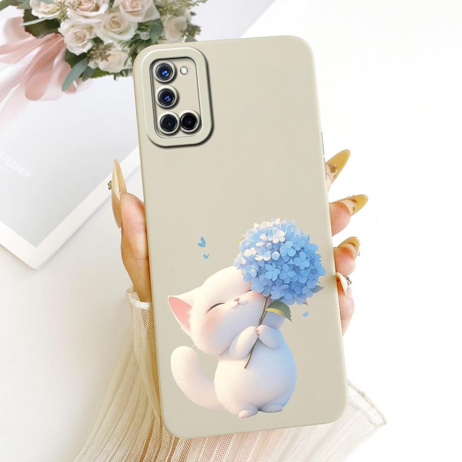 Case For OPPO A52 Cover CPH2061 CPH2069 Cute Cartoon Rabbit Cats Soft Silicone Shockproof Bumper For OPPO A72 A92 CPH2067 Shells