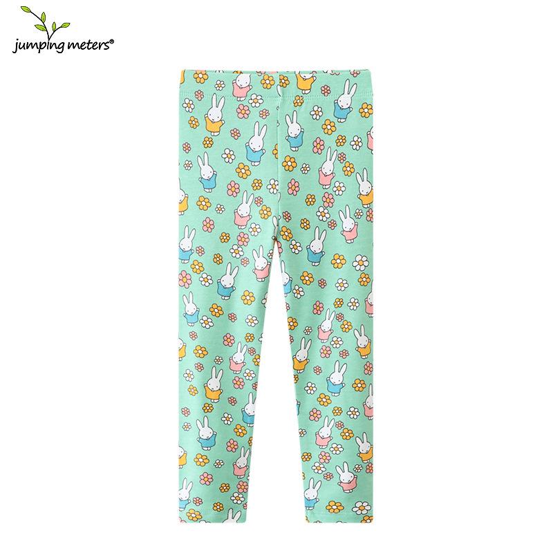 Autumn Girls' Cute Rabbit Pattern Elastic Leggings