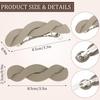 4Pcs Hair Barrettes for Women, Non-Slip Matte Vintage Barrettes, Strong Hold French Hair Clips for Women Girls