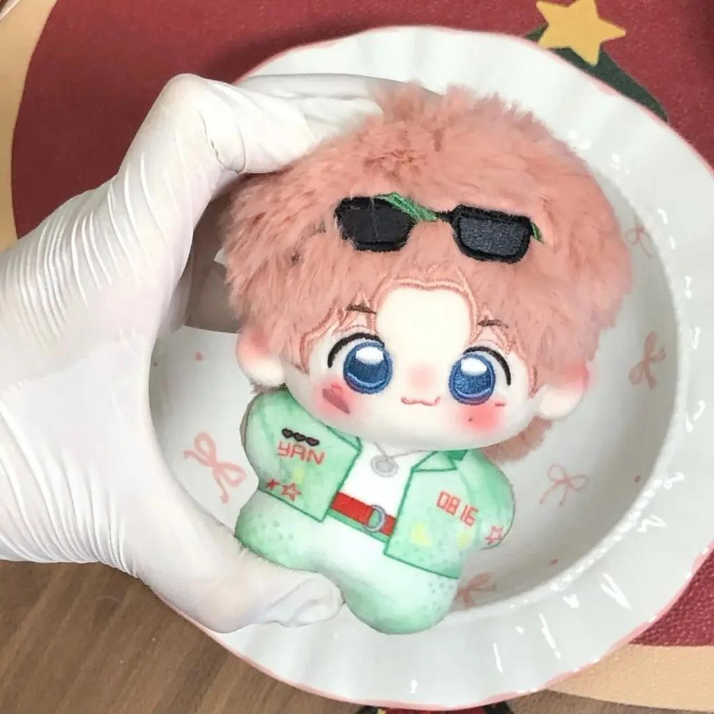 Stuffed 10Cm Idol Doll Anime Boys Oscar Yan Starfish Cartoon Plush Doll Toy Keychain Children Adults Collectible Cotton Gifts