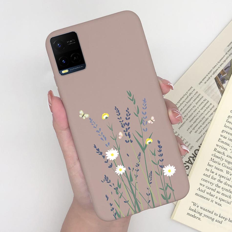 For Vivo Y33 Y33S Y21 Y21S Case Luxurious Silicone Soft TPU Matte Phone Back Cover For Vivo Y 33 Y33 S Y 21 S 21S Fundas Bumper