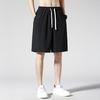 Men Shorts Elastic Waistband Drawstring Sport Pants Ultra-Thin Design Summer Ice Silk Fitness Short Pants