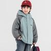 Boys' Water-Repellent Padded Hooded Jacket