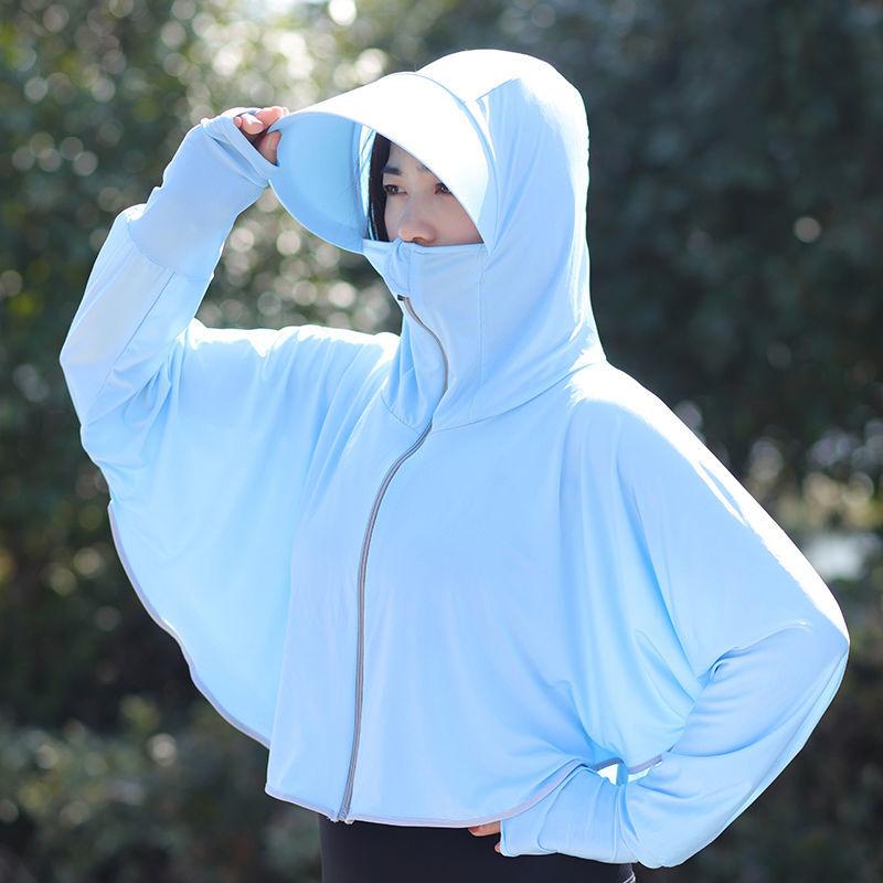 

Летняя женская солнцезащитная одежда средней длины, корейская студенческая свободная солнцезащитная одежда, тонкое пальто с защитой от ультрафиолета XL