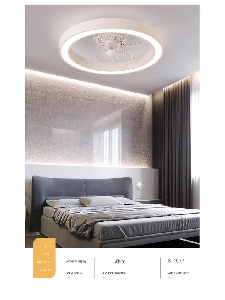 Integrated Ceiling Fan Lamp for Bedroom & Restaurant - 2024 Model