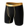Men's Long Leg Boxer Shorts Ice Silk Sexy U Open Penis Pouch Sports Underwear EUR Size Panties Breathable Male Underpants