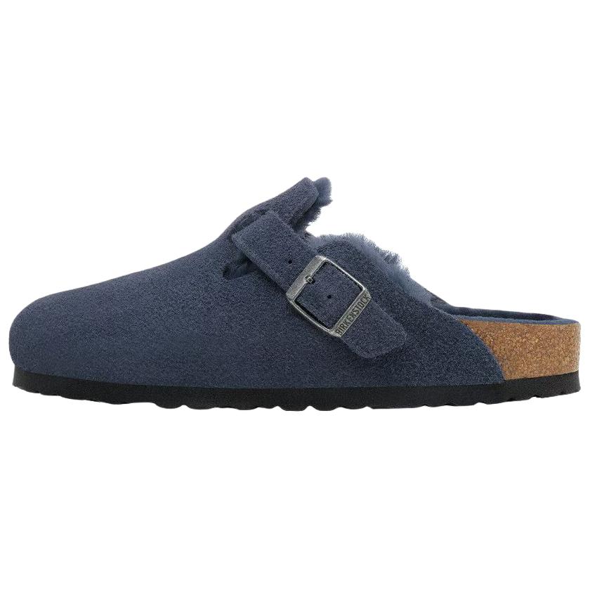 Замшевые сандалии Birkenstock с пряжкой 1030657 38