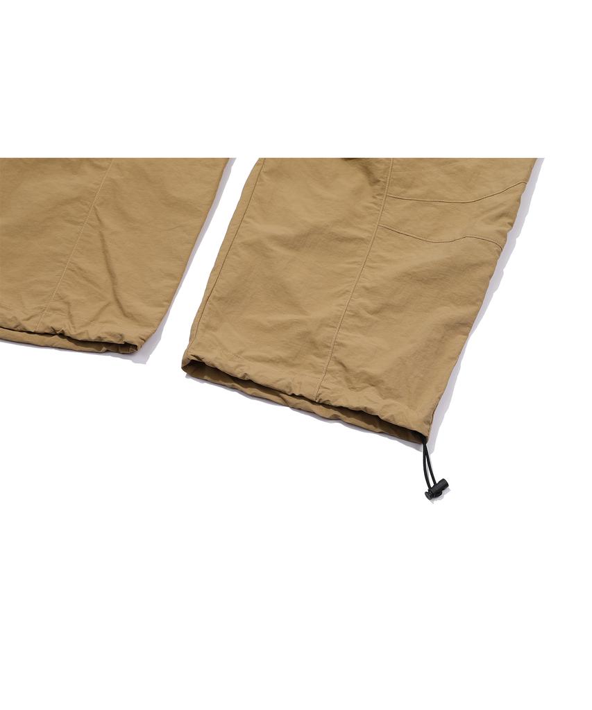 CPGN STUDIO Assassin Wide Nylon Cargo Pants Beige