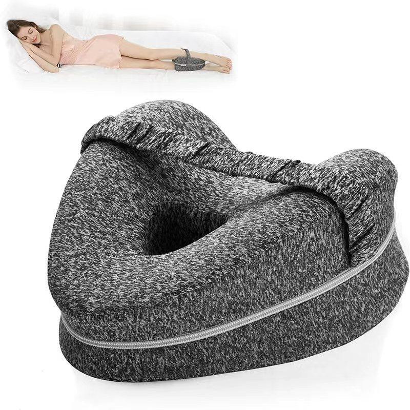 

Memory Cotton Leg Pillow Hollow Heart Pregnancy Side Sleeper Sciatica Orthopedic Sciatica Back Hip Ease Pillow For Bed, Sofa
