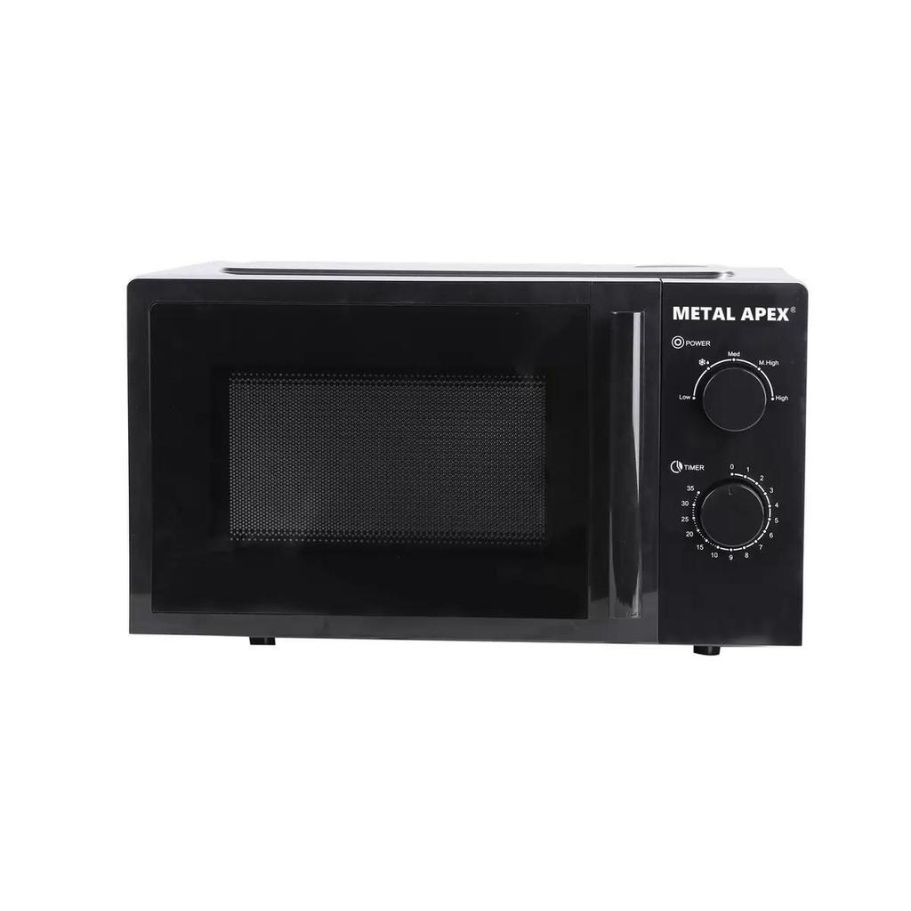 Four à micro-ondes multifonctionnel 20L/25L avec plateau tournant et bouton mécanique