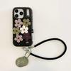 Autumn and winter plush flower is suitable for 17 Apple 16promax mobile phone case 15pro all-inclusive 14 anti-drop 13 protective case