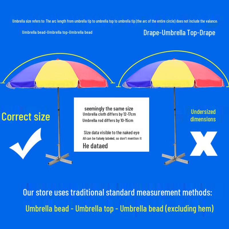 Yacheng Large Round Outdoor Patio Umbrella