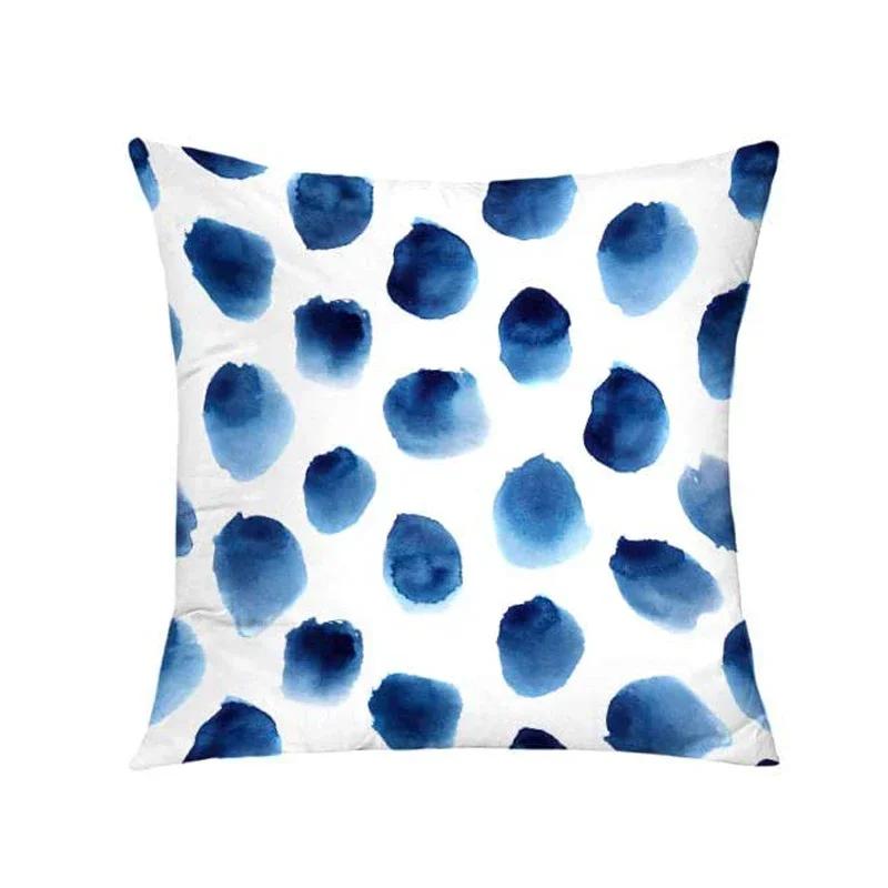 Modern Abstract Cushion Cover Gray Blue Teal Agate Marble Hug Gold Foil Pillow Cover Home Decor Pillowcase Sofa Throw Pillows