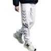 MLB Side Logo Velour Cuffed Jogger Pants Unisex Bottoms White 3ATPS0216-50IVS