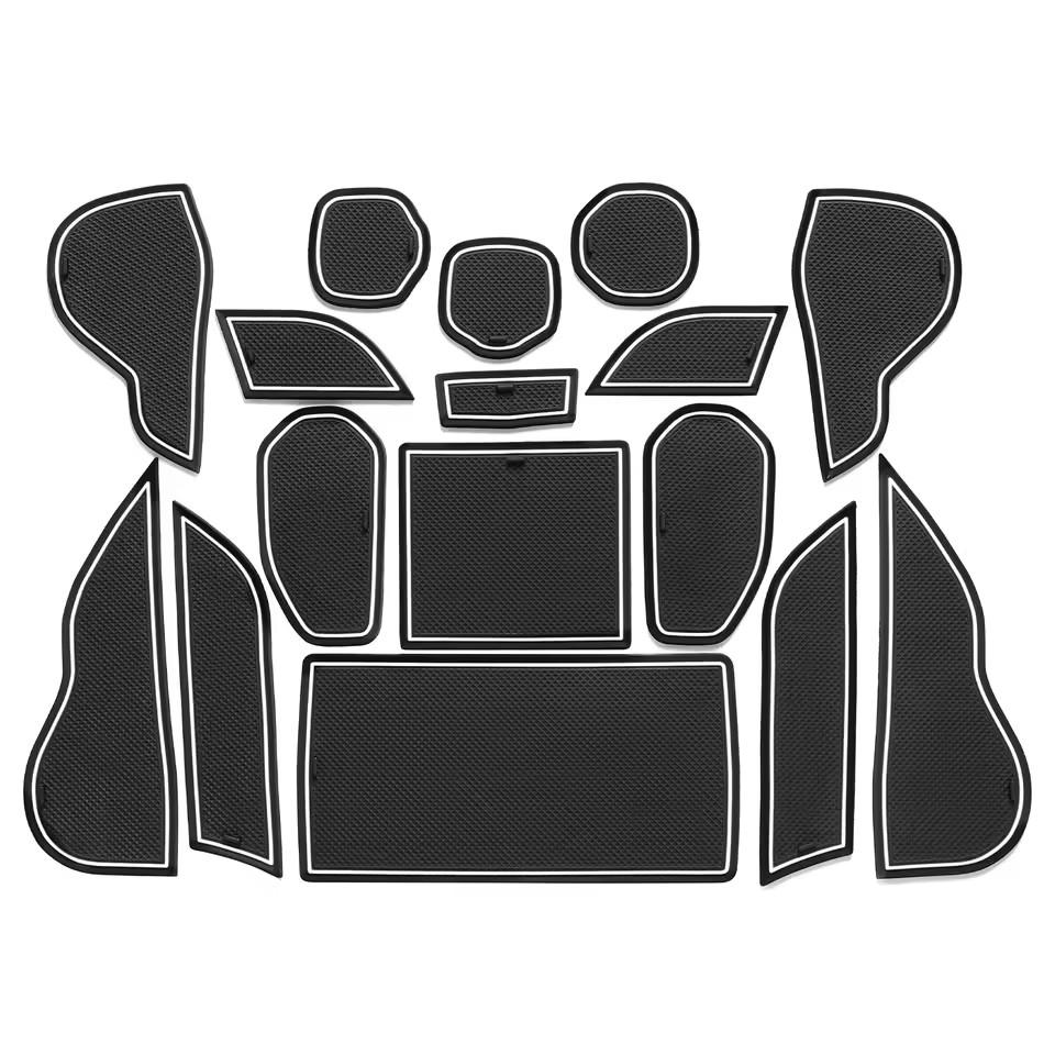 for 2025 2025 Toyota Crown Anti-Slip Gate Slot Mat Rubber Non-Slip Door Groove Pad Cup Holder Car Interior Accessories