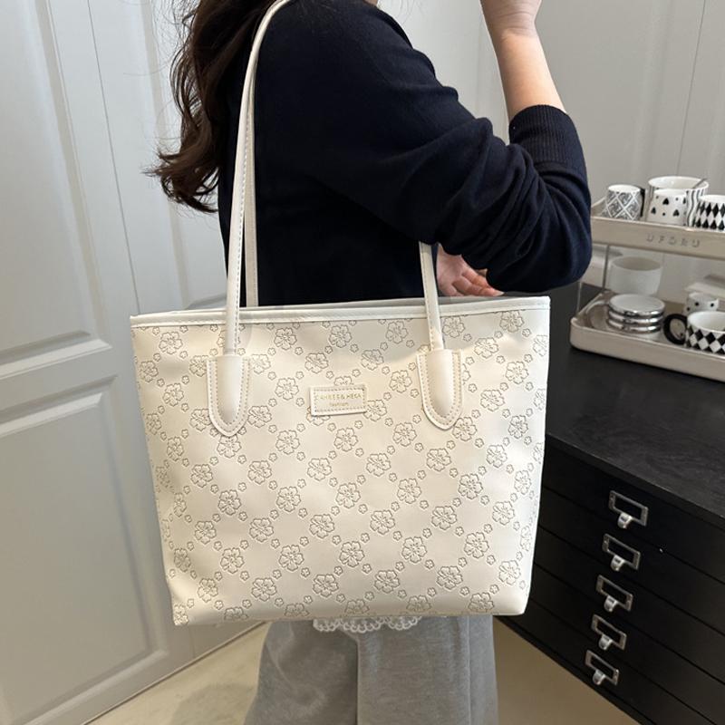 New Fashionable Large-Capacity Women's Tote Bag Shoulder Bag Simple and Versatile Commute Handbag KTB